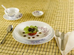 Bộ bàn ăn 36sp Daisy Cỏ Tím Minh Long