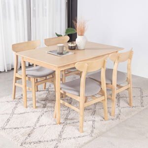 Bộ bàn ăn 4 ghế gỗ sồi Moho MILAN 901