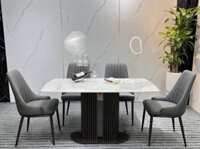 Bộ Bàn Ăn 4 Ghế Mặt Đá Vi Tinh Thể TQCVN-1029