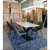 Bộ bàn ăn 4 ghế nhập khẩu M2 Juno Sofa hiện đại
