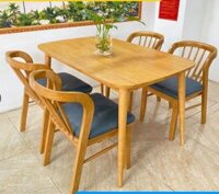 Bộ bàn ăn 6 ghế 12 nan BA56