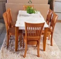 Bộ bàn ăn 6 ghế 1500x850x750