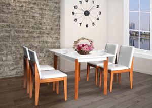 Bộ bàn ăn 6 ghế bằng gỗ tự nhiên Hòa Phát HGB62A + 6HGG62
