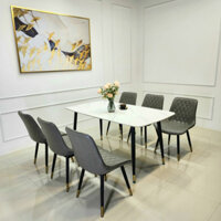 Bộ bàn ăn 6 ghế nhập khẩu phong cách hiện đại - kingdom GA11