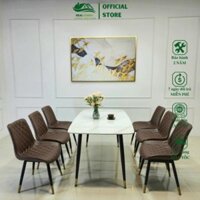 Bộ bàn ăn 6 ghế nhập khẩu phong cách hiện đại - HEALHOMES