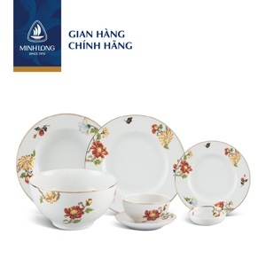 Bộ bàn ăn 6 người 25sp Came Cát Tường 25302 Minh Long