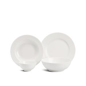 Bộ bàn ăn 9 sản phẩm Jasmine IFP Trắng Ngà