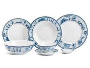 Bộ bàn ăn 9 sản phẩm Jasmine Thôn Dã