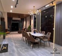 Bộ Bàn Ăn Chân V Nẹp Vàng  + 6 Ghế Sport