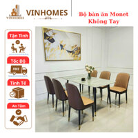 Bộ Bàn Ăn Cơm Ghế Monet Cao Cấp - Thương Hiệu Shinhan - Hàng Nhập Khẩu Cao Cấp (Free Ship Hà Nội)