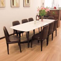 Bộ bàn ăn Concorde 2m và 8 ghế Grace giá rẻ BA03-20