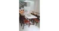 Bộ Bàn ăn Concorde mặt đá 1m8 + 08 ghế MG giá rẻ