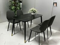 Bộ bàn ăn dài 1m2 4 ghế da giả 30-BAD4-G8OC-B67 giá rẻ