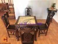 Bộ bàn ăn gỗ gụ – mã 1324