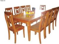 bộ bàn ăn gỗ xoan đào 05