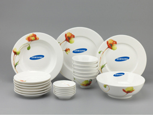 Bộ bàn ăn Jasmine IFP Anh Túc 22 sản phẩm