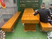 Bộ Bàn ăn K3 gỗ Cẩm Vàng
