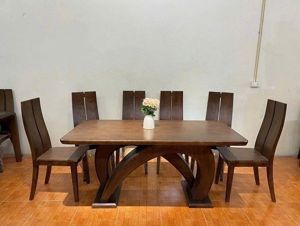 Bộ bàn ăn Kiểu Chữ Nhật Ghế Minh BA11