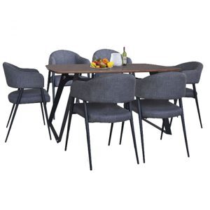 Bộ bàn ăn kính Hòa Phát B64+G64