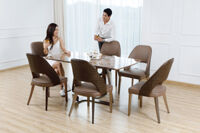 Bộ bàn ăn mặt đá T1960-2