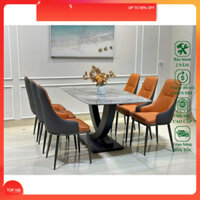 Bộ bàn ăn nhập khẩu cao cấp dùng phòng bếp phòng khách nhiều màu sắc