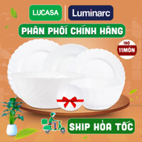 Bộ Bàn Ăn Thủy Tinh Luminarc Trianon Tô Chén Đĩa 11 Món - BODILI11M | Phân Phối Chính Hãng