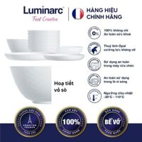 Bộ Bàn Ăn Tô Chén Đĩa Thuỷ Tinh Cường Lực Luminarc Diwali Shells - LUDISH12M