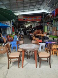 BỘ BÀN ĂN TRÒN 4 GHẾ CABIN MÀU