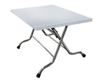 BỘ BÀN ĂN XUÂN HÒA - BÀN ĂN INOX XUÂN HÒA GẤP CHỮ NHẬT BI-1308