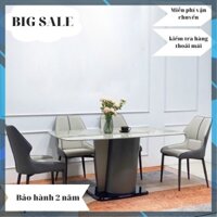 Bộ bàn bàn ăn nhập khẩu cao cấp, phong cách hiện đại giá rẻ - bảo hành 2 năm