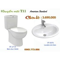 Bộ bàn cầu Lavabo của American Standard VF-2714