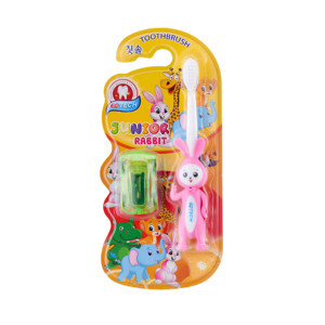 Bộ bàn chải đánh răng trẻ em EQ Tech Junior Rabbit và đồng hồ