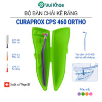 Bộ bàn chải kẽ răng cho răng niềng Curaprox CPS 460 Ortho Pocket Set  | Mã SP 73302529