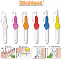 Bộ bàn chải kẽ răng Stoddard từ 0.6 đến 2.5mm - UK - Mix6