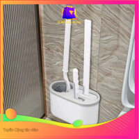 Bộ bàn chải Silicol chà bồn cầu vệ sinh tolet 3 trong 1tieenj dụng đa năng