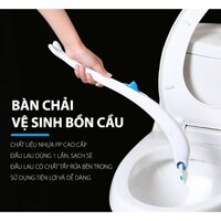 Bộ Bàn Chải Vệ Sinh Bồn Cầu Nhật Bản (bàn chải mẫu cơ bản + tặng 12 đầu lau, móc treo) - Home and Garden