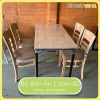 Bộ bàn chân sắt ghế Cabin