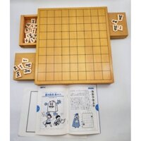 Bộ bàn cờ Shogi kèm quân cờ số 35, 2nd, nội địa Nhật, kích thước 30 x 33 x 4 cm, độ mới cao