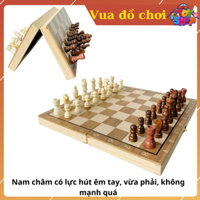 Bộ Bàn Cờ Vua Vân Gỗ Sồi Nam Châm Cao Cấp size 39cm Chống Bụi cung cấp bởi TOYSHOP