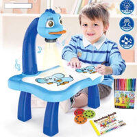 Bộ bàn đèn chiếu vẽ 24 hình cho bé tặng kèm 12 bút màu và sách