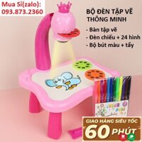 Bộ Bàn Đèn Thông Minh Chiếu Hình Tập Vẽ Cho Bé Học Vẻ Đồ Chơi Phát Triển