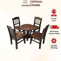 Bộ Bàn Ghế aha - Bàn Cafe - Ghế Cafe - Bàn ghế quán ăn (Mã: AH07)