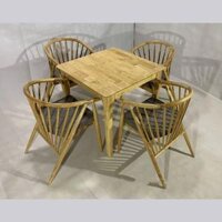 Bộ Bàn Ghế Ăn 12 Nan Genny – BGAVP16