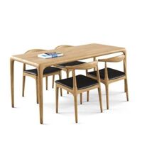 Bộ bàn ghế ăn 4 chỗ - Elbow - Neva - TN