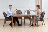 Bộ bàn ghế ăn 4 ghế  mã T1608C