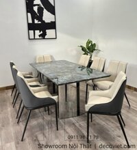 Bộ Bàn Ghế Ăn 8 Ghế 1564S | Bộ Bàn Ăn 8 Ghế Hiện Đại Giá Rẻ