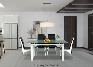 Bộ bàn ghế ăn chân Inox B56, G56