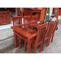 Bộ bàn ghế ăn gỗ sồi nga - Đồ gỗ Minh Tâm 0972 127921