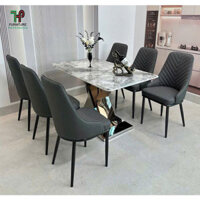 Bộ bàn ghế ăn inox cao cấp