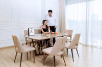 Bộ bàn ghế ăn mã T1718